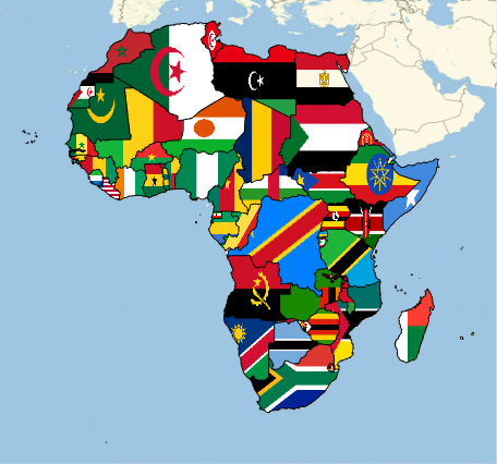 African continent illustration representing community connection