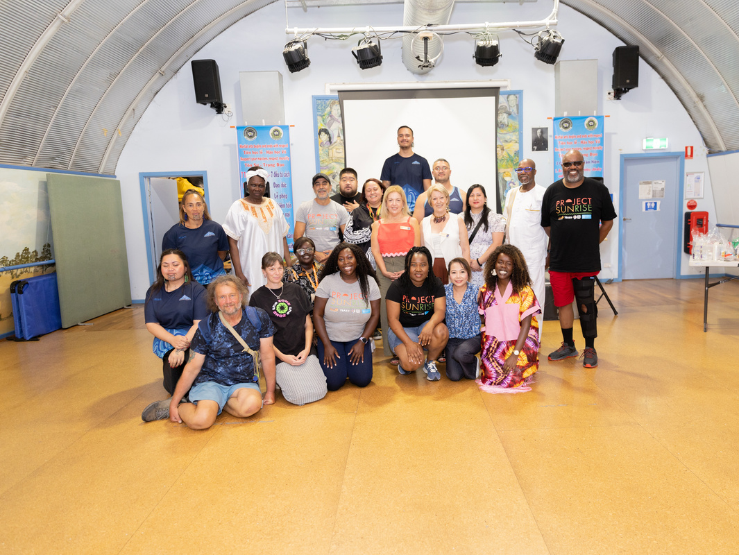 Group photo at the Collaborative Cultural Diversity Week Celebration