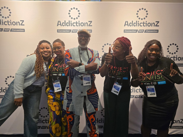 Project Sunrise team at the AddictionZ Conference, Gold Coast 2025
