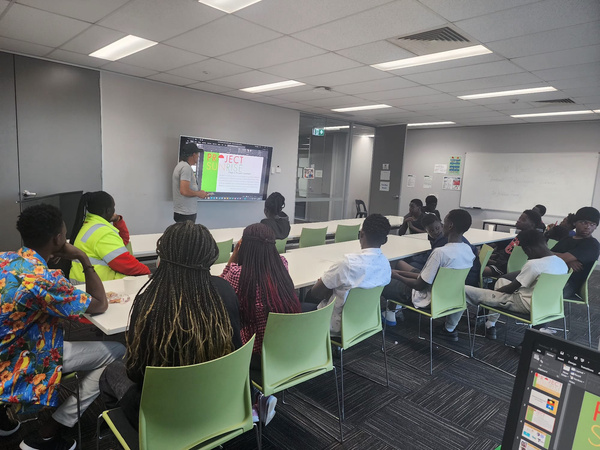 Project Sunrise AOD presentation to young African Australians